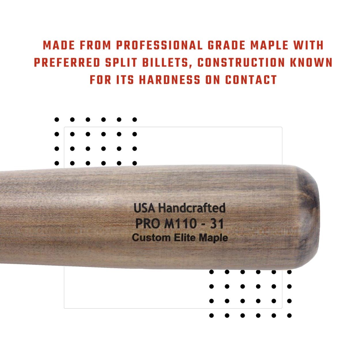 Baseball Express M110 Maple Wood Baseball Bat