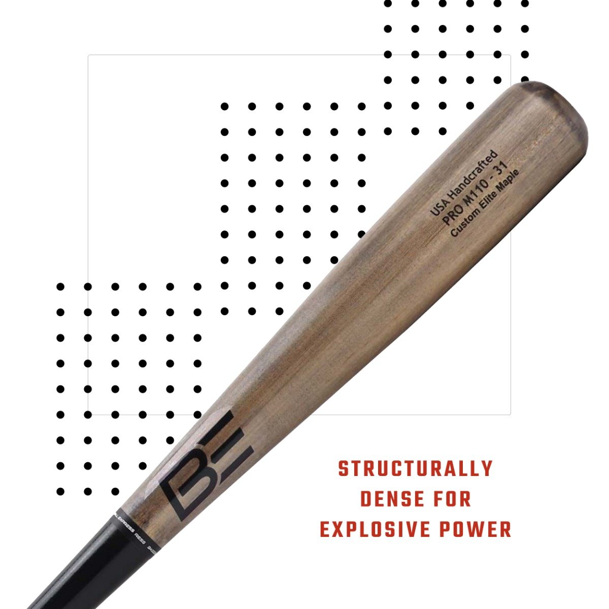 Baseball Express M110 Maple Wood Baseball Bat