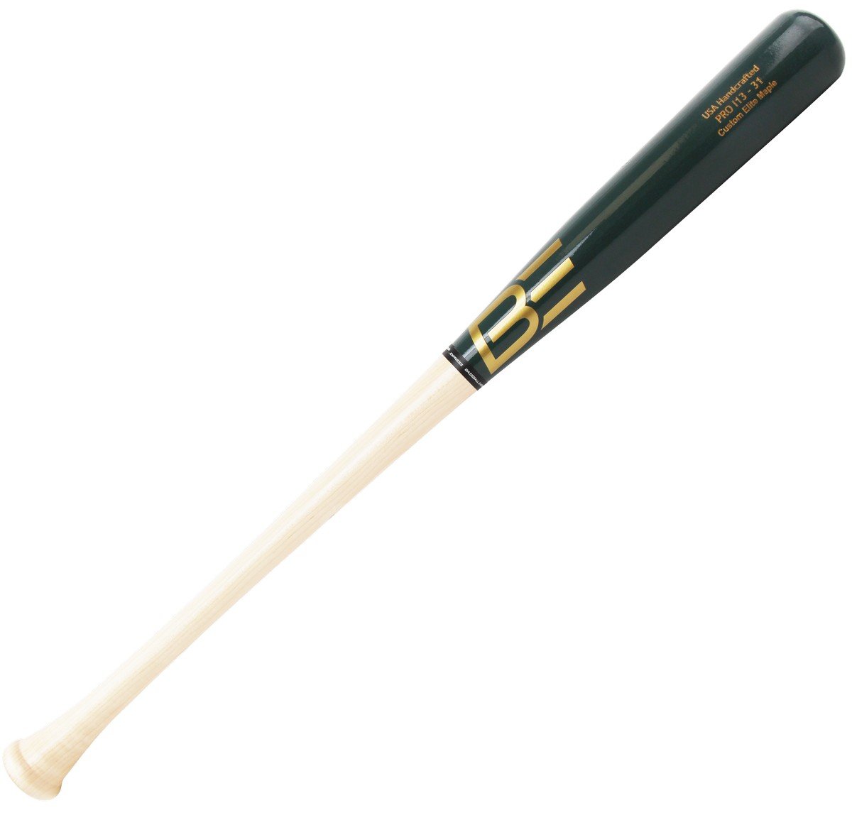 Baseball Express I13 Maple Wood Baseball Bat for item BBXI13B-31-GNNT