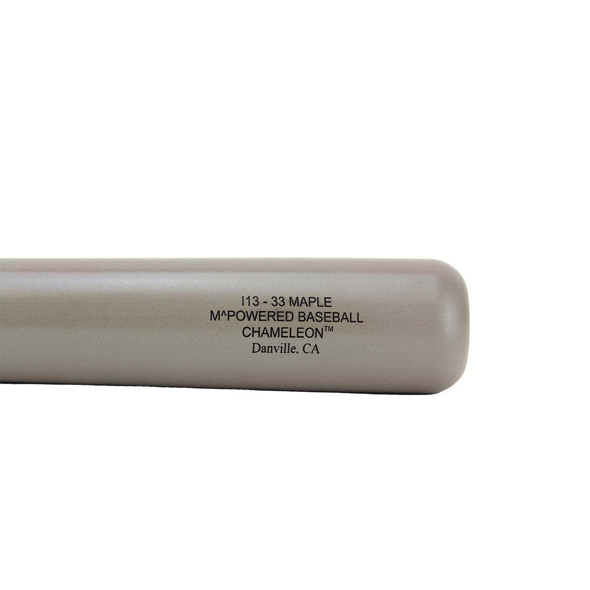 MPowered Chameleon I-13 Silver-Sparkle Maple Wood Baseball Bat