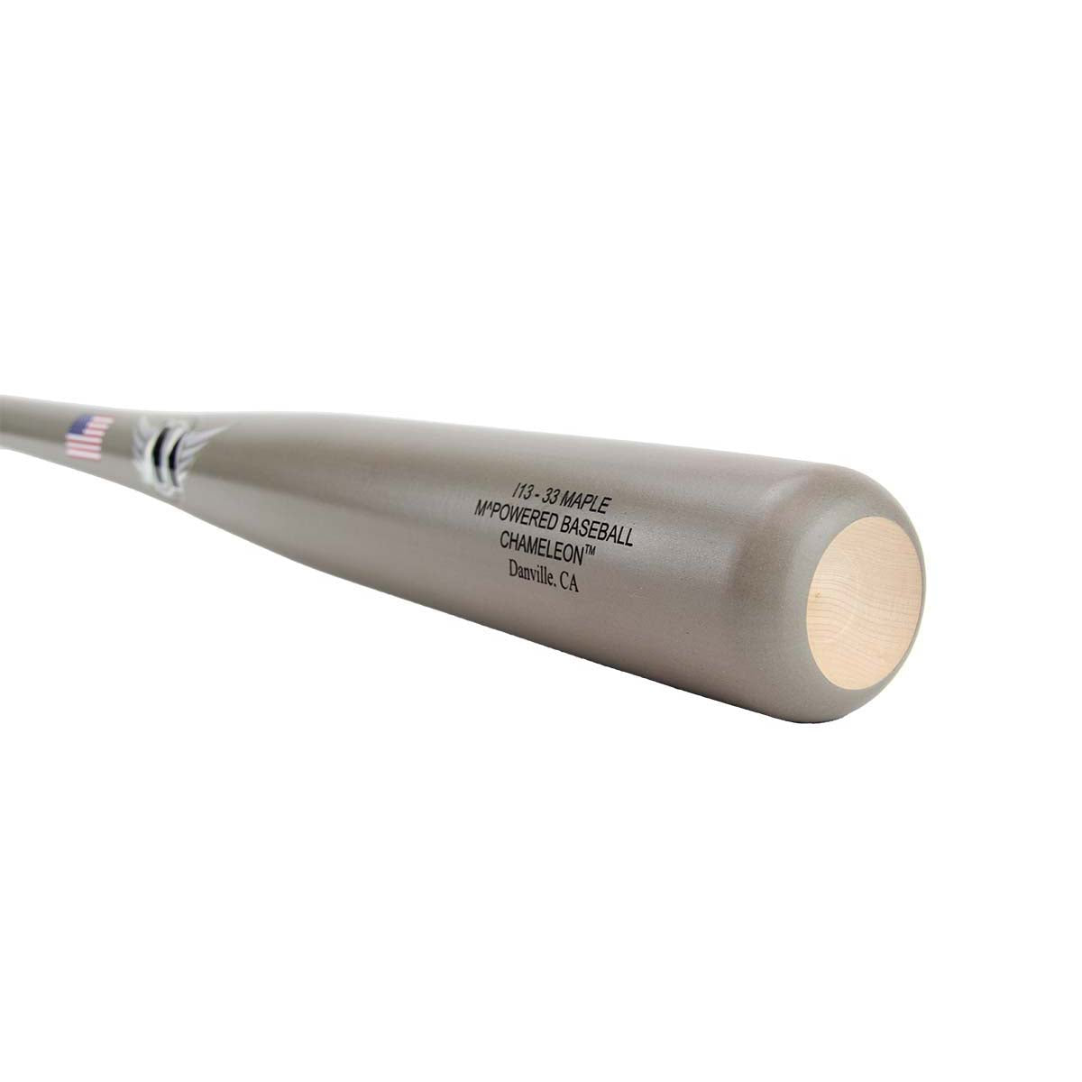 MPowered Chameleon I-13 Silver-Sparkle Maple Wood Baseball Bat