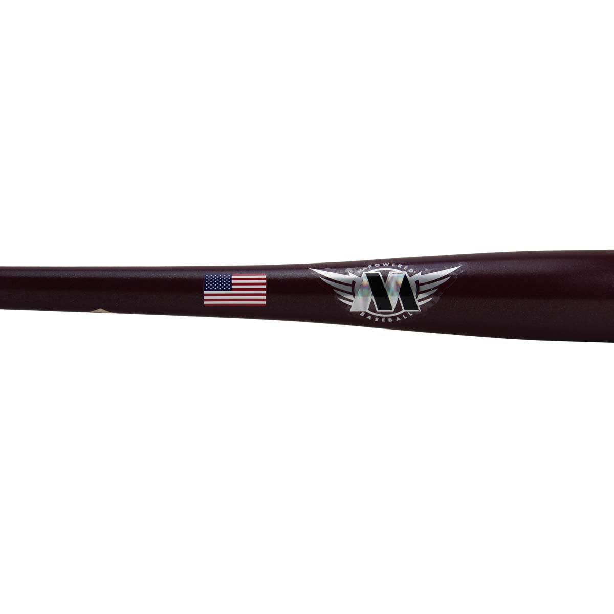 MPowered Chameleon I-13 Burgundy-Sparkle Maple Wood Baseball Bat