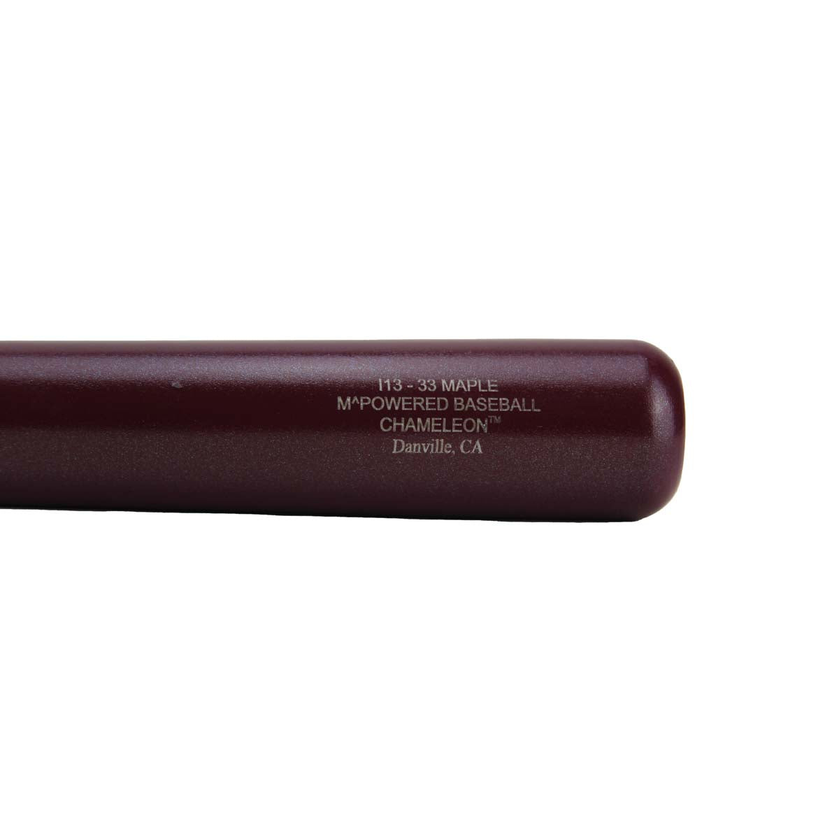 MPowered Chameleon I-13 Burgundy-Sparkle Maple Wood Baseball Bat