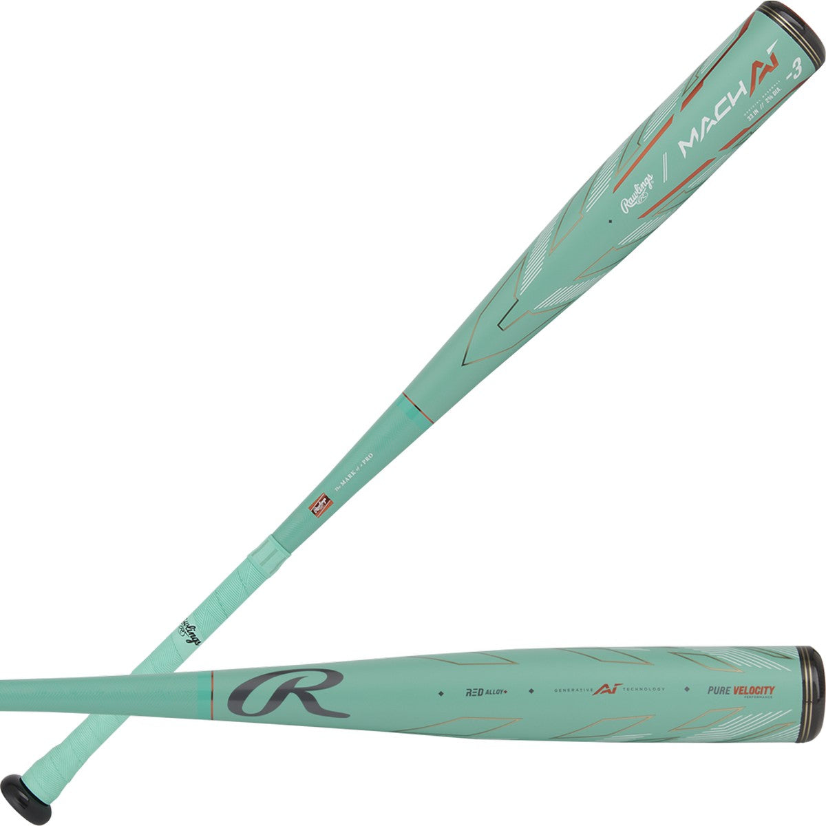 Rawlings 2024 Mach AI 2 5/8" Barrel -3 Baseball BBCOR Bat