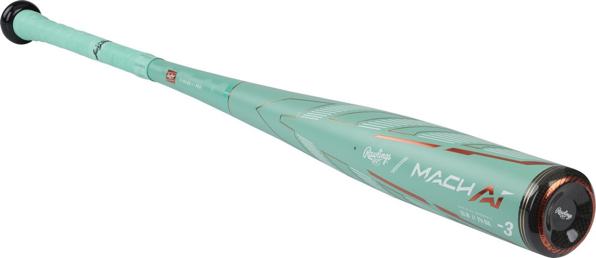 Rawlings 2024 Mach AI 2 5/8" Barrel -3 Baseball BBCOR Bat