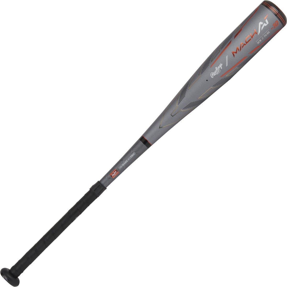 Rawlings 2024 Mach AI 2 5/8" Barrel -10 Baseball USA Bat for item RUS4MC10-28