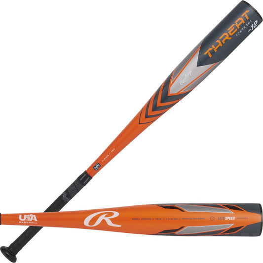 Rawlings 2024 Threat 2 5/8" Barrel -12 Baseball USA Youth Bat for item RUS4T12-27