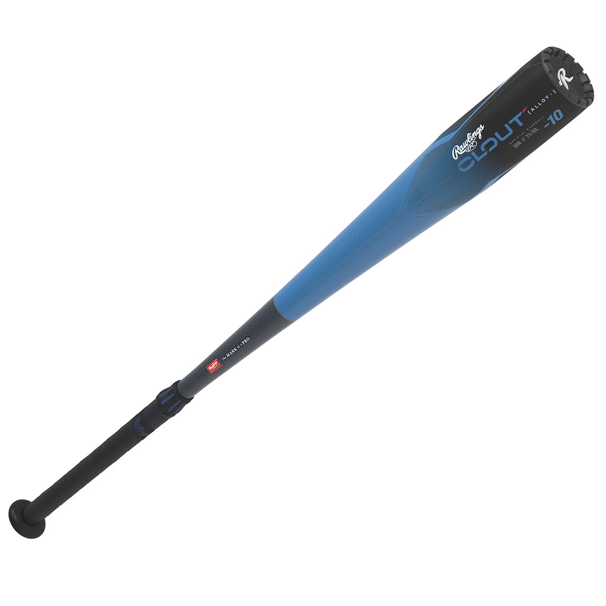 Rawlings 2023 Clout 2 3/4" Barrel -10 Baseball USSSA Bat