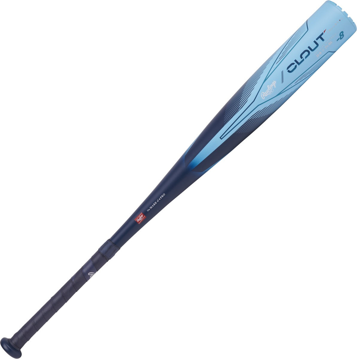 Rawlings 2024 Clout 2 3/4" Barrel -8 Baseball USSSA Bat for item RUT4C8-30