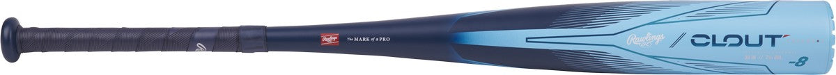 Rawlings 2024 Clout 2 3/4" Barrel -8 Baseball USSSA Bat