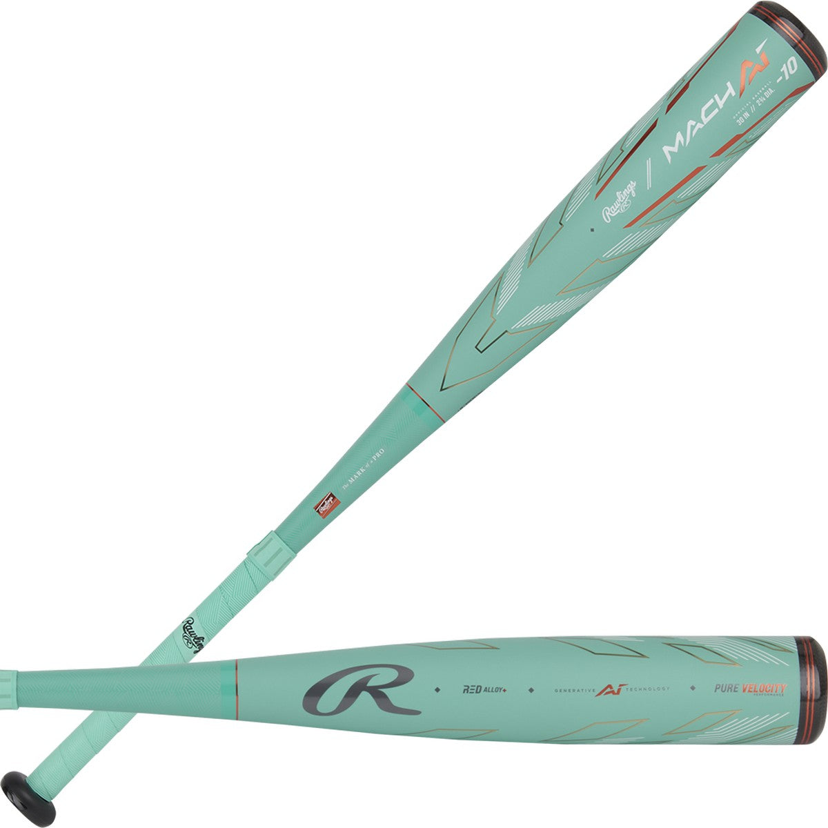 Rawlings 2024 Mach AI 2 3/4" Barrel -10 Baseball USSSA Bat