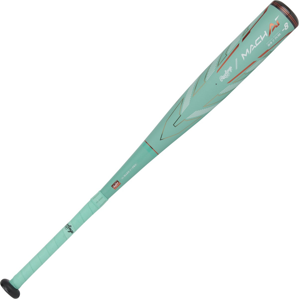 Rawlings 2024 Mach AI 2 3/4" Barrel -8 Baseball USSSA Bat for item RUT4MC8-29