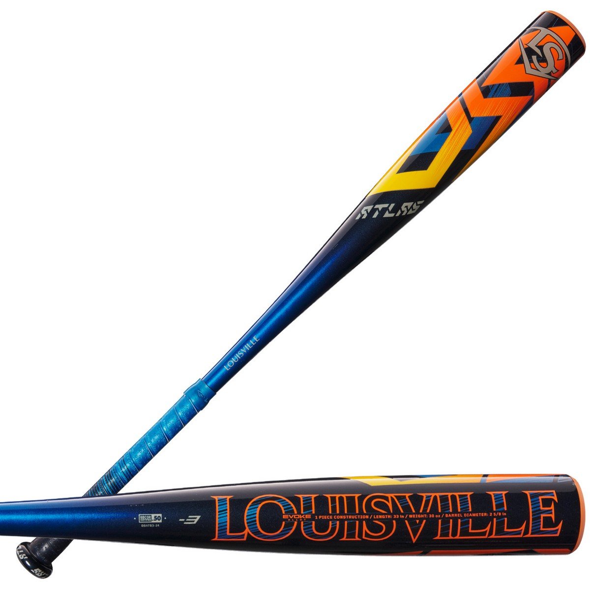 Louisville Slugger 2024 Atlas -3 Baseball BBCOR Bat for item WBL2845010-29